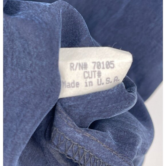 Gillio Button Up Shirt Blue Abstrat Mens Sz L NWT Ricardo - Picture 6 of 8